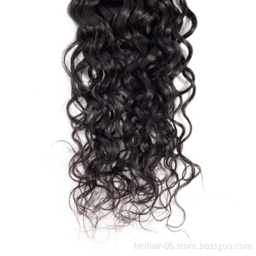2019 li&queen Water Wave Machine Weft Hair, New Arrival Virgin Hair Original Brazilian Human Hair